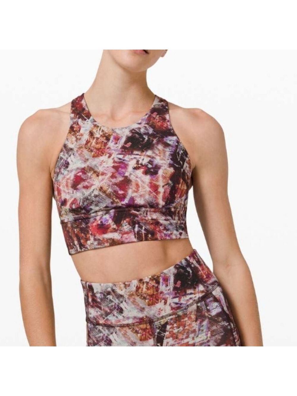 Lululemon Wunder Train Long Line Bra Medium Support Six